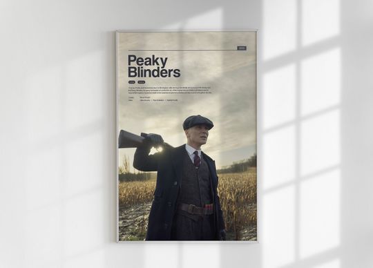Peaky Blinders Poster - Peaky Blinders Tv Show Print