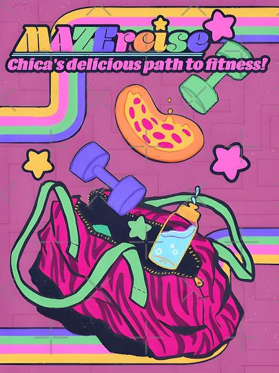 Fnaf Mazercise Premium Matte Vertical Poster