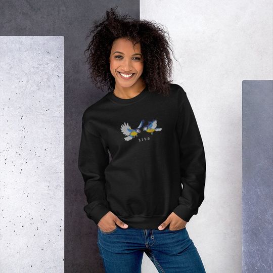 Crewneck "Tits" Embroidered Sweatshirt