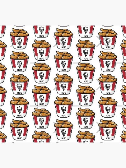 KFC Bucket Pixel Art Socks