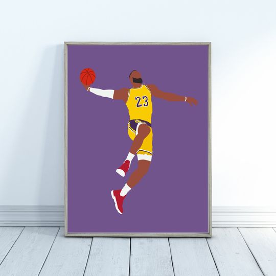 LeBron James Dunk Poster