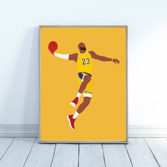 LeBron James Dunk Poster