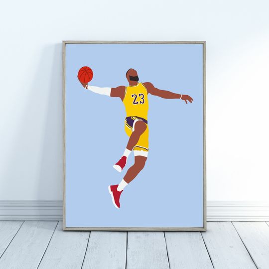 LeBron James Dunk Poster