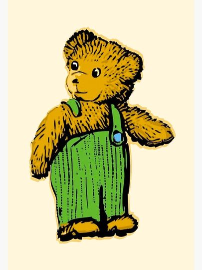 Corduroy bear Premium Matte Vertical Poster