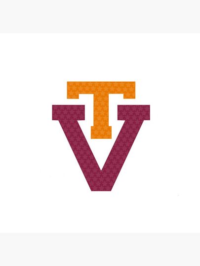 Virginia Tech Stars Pin Button
