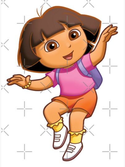 DORA  THE  EXPLORER Premium Matte Vertical Poster