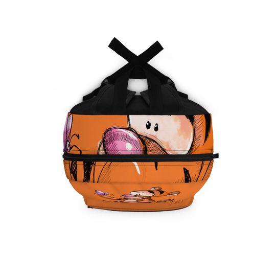 Tigger Orange Backpack, School Kids Backpack, Disney Backpack