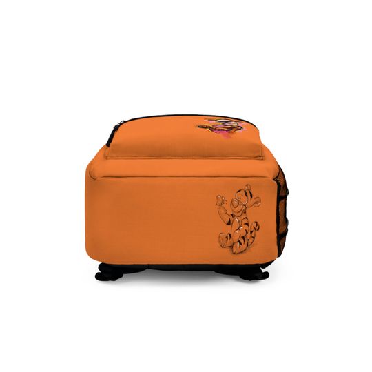 Tigger Orange Backpack, School Kids Backpack, Disney Backpack
