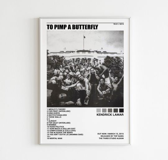 Kendrick Lamar Posters, To Pimp a Butterfly Poster