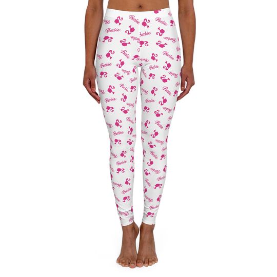Barbie Silhouette Pattern - Women's Spandex Leggings