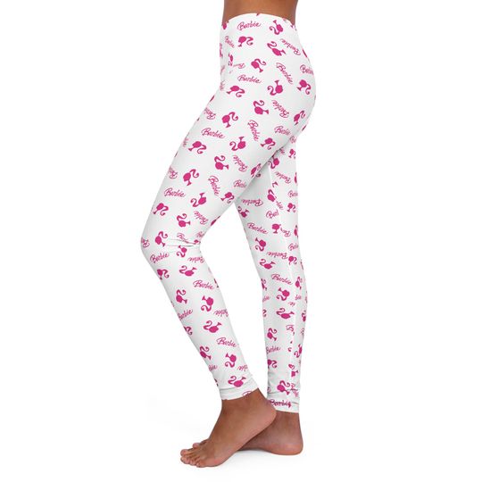 Barbie Silhouette Pattern - Women's Spandex Leggings