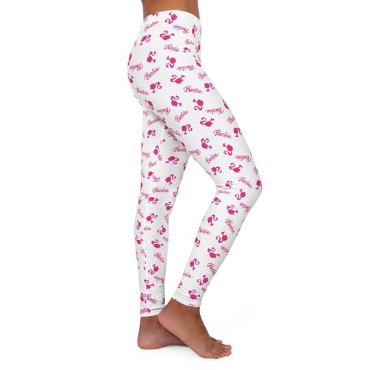 Barbie Silhouette Pattern - Women's Spandex Leggings