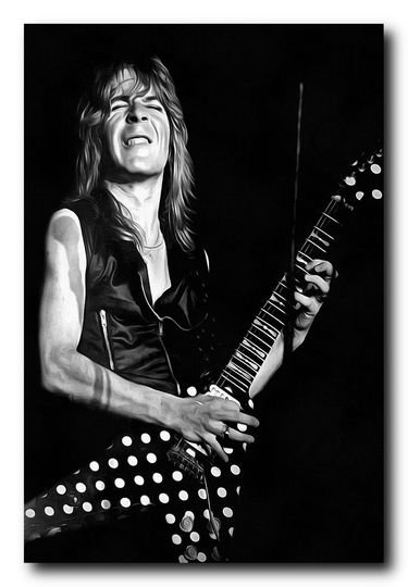 Randy Rhoads Art Real Poster