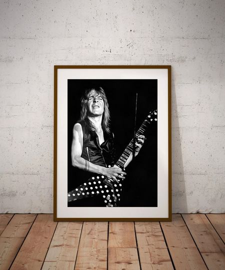 Randy Rhoads Art Real Poster