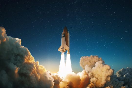 Nasa Space Launch bedding Set, Duvet Cover