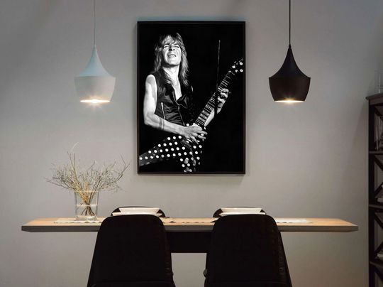 Randy Rhoads Art Real Poster
