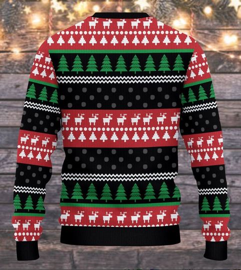 Fold the Cheese David Rose Ugly Knitted Christmas 3D Sweater