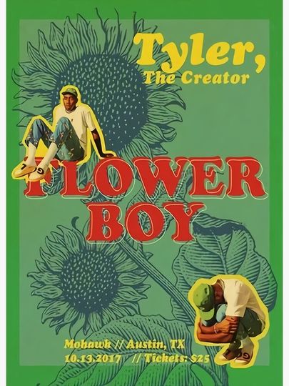 Flower Boy Album Poster Premium Matte Vertical Poster