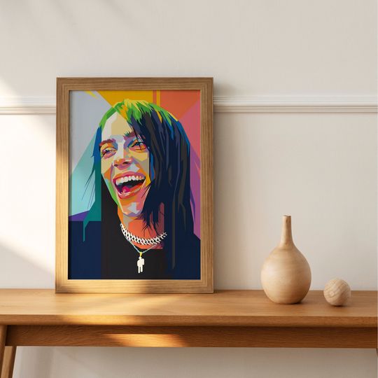 Billie Eilish Poster,Billie Eilish Pop Art Poster