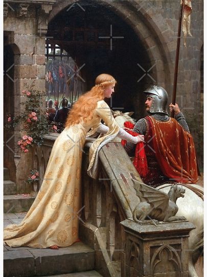 God Speed - Edmund Blair Leighton Premium Matte Vertical Poster