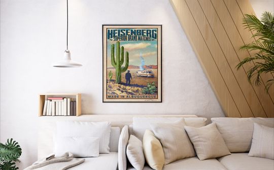 Breaking Bad Poster | Walter White Poster | Jesse Pinkman Poster