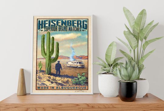 Breaking Bad Poster | Walter White Poster | Jesse Pinkman Poster