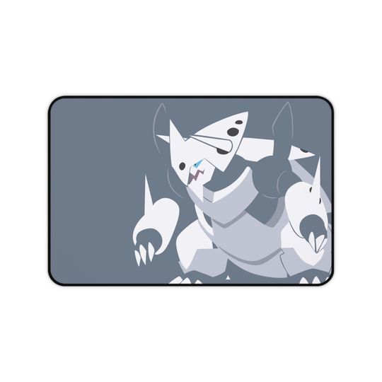 Mega Aggron Minimalist PKM Gaming Desk Mat