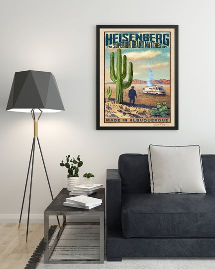 Breaking Bad Poster | Walter White Poster | Jesse Pinkman Poster