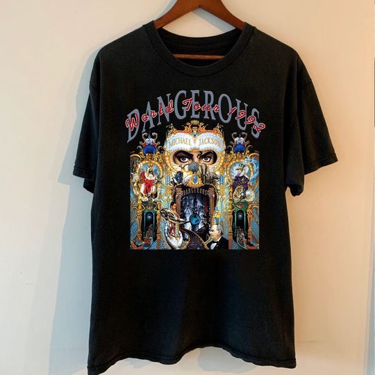 1992 Michael Jackson Dangerous World Tour T-Shirt