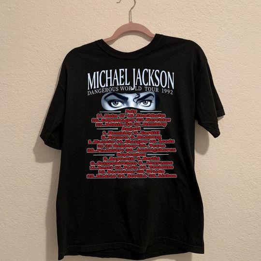 1992 Michael Jackson Dangerous World Tour T-Shirt