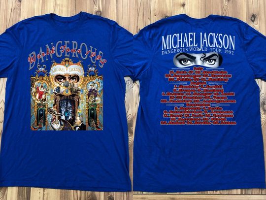 1992 Michael Jackson Dangerous World Tour T-Shirt