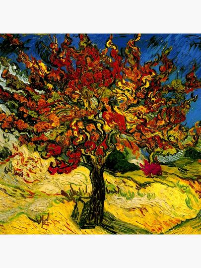 Van Gogh Mulberry Tree Print Premium Matte Vertical Poster