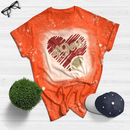 49ers  Bleached 3D T Shirt