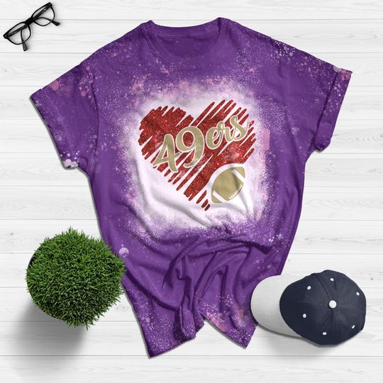 49ers  Bleached 3D T Shirt