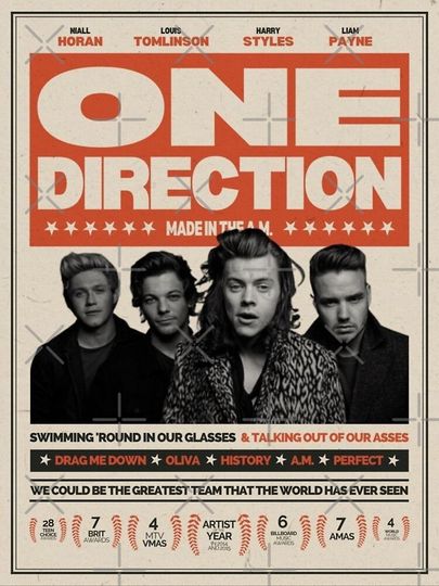 One Direction Made in the A.M Album Artwork Classic T-Shirt