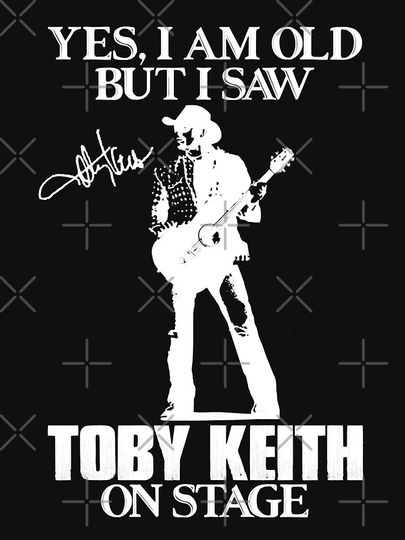 Retro Vintage Toby Keith Cowboy Stage Singer Music Fans Classic T-Shirt