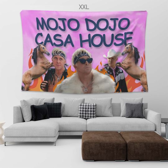 Mojo Dojo Casa House - Barbie Movie Tapestry
