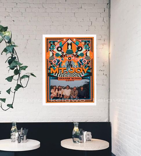 MT. Joy Tour 2023 Poster, Album Poster