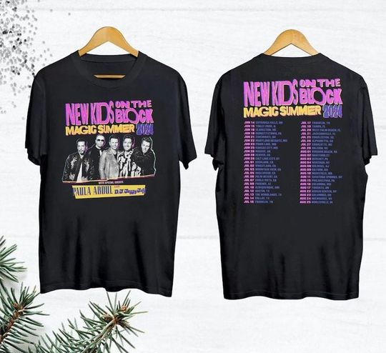 The Magic Summer Tour 2024 NK on The Block T-shirt