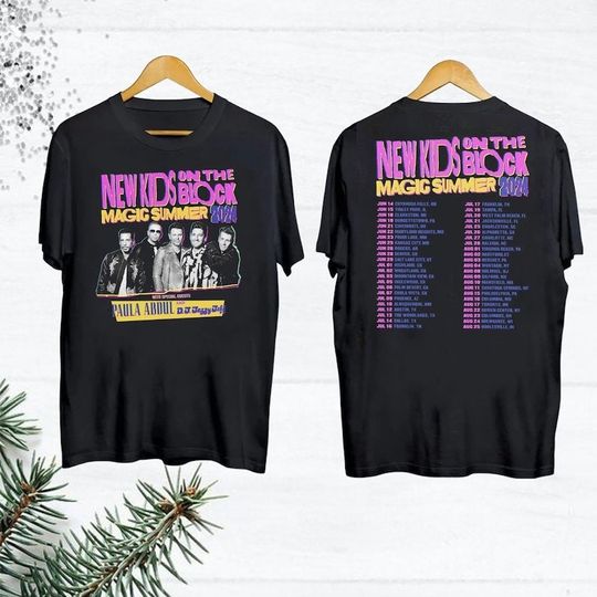 The Magic Summer Tour 2024 NK on The Block T-shirt