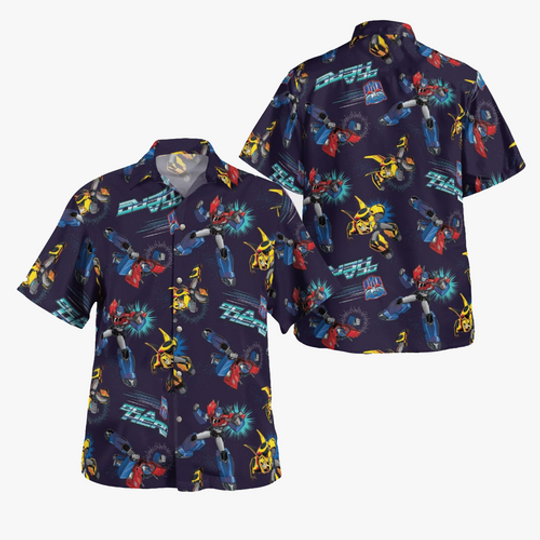 Transformers Bumblebee Optimus Prime Autobot Hawaiian Shirt