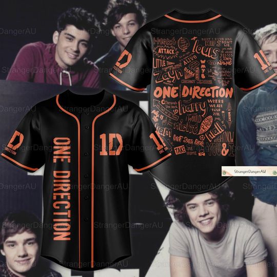 1D One Direction Jersey, One Direction Jersey Shirt