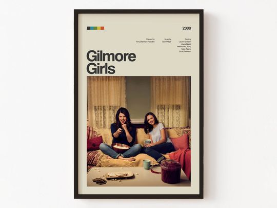 Gilmore Girls Poster Print, Tv Show Poster