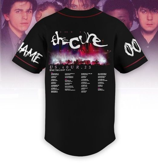 The Cure The Twilight Sad US Tour Baseball Jersey