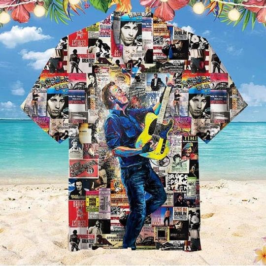 Bruce Frederick Joseph Springsteen Hawaiian Shirt, Bruce Springsteen Shirt