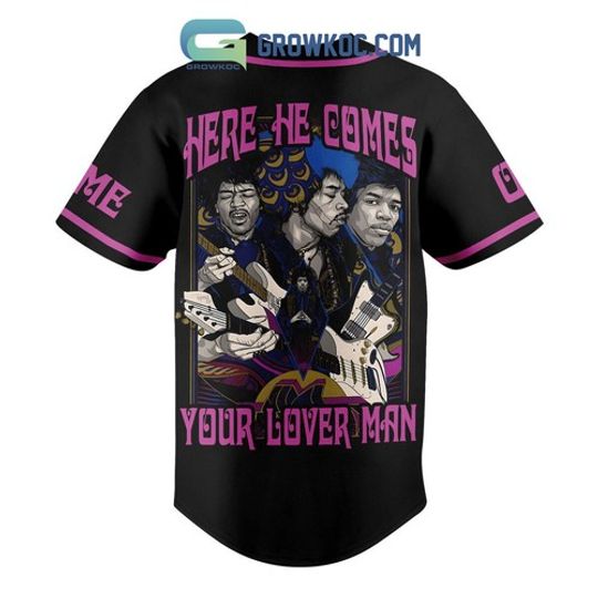 Personalized Jimi Hendrix Our Lover Baseball Jersey