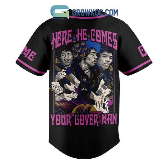 Personalized Jimi Hendrix Our Lover Baseball Jersey