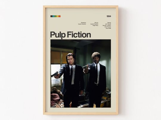 Pulp Fiction Poster Print No: 3, Movie Poster