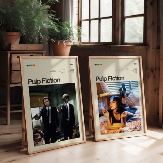 Pulp Fiction Poster Print No: 3, Movie Poster