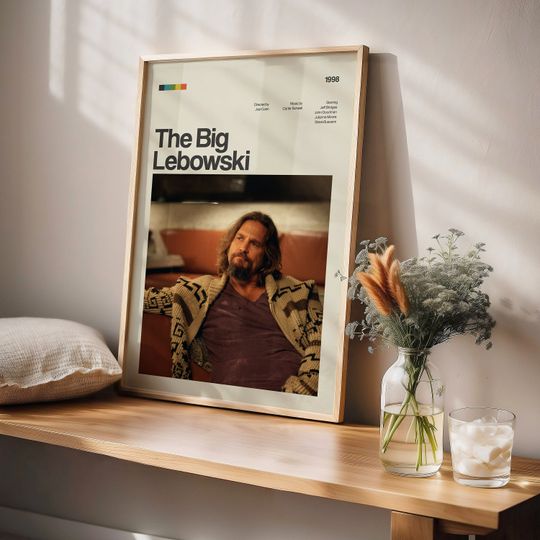 The Big Lebowski Poster Print, Movie Poster